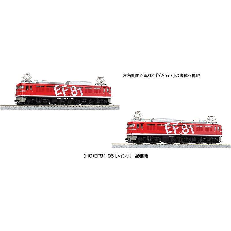 KATO HOゲージ EF81 95 レインボー塗装機 1-322 鉄道模型 電気機関車 赤 HOゲージ EF81 レインボー塗装機 鉄道模型 電気機関車