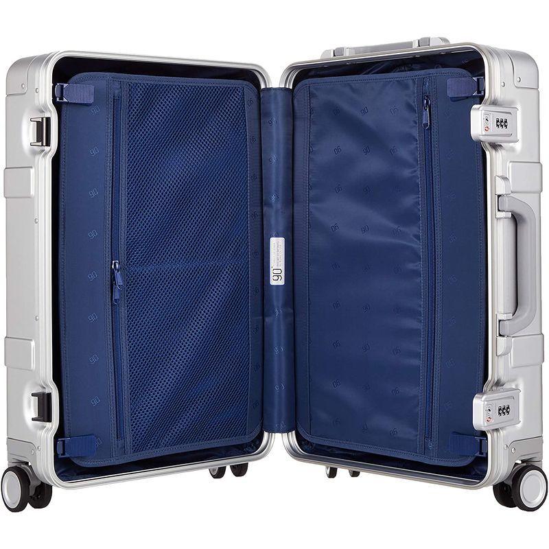 ナインティーファン スーツケース 1~3泊 アルミボディー 消音キャスター TSAロック 1005 機内持ち込み可 31L 4.2kg シル｜cherry2021｜08
