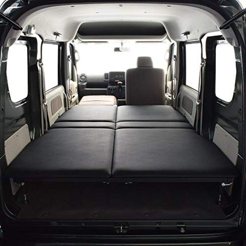 エブリィ バン バン Da17v Join Join 専用 両側延長 ベッドキット ブラック レザータイプ 荷締