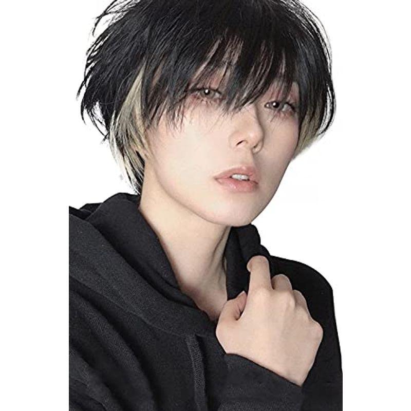 FESHFEN ウィッグ メンズ かつら ショート インナーカラー フルウィッグ 男装 黒 男性 原宿 イケメン ハンサム 自然 小顔 耐熱 :20220214142448-00040:チェリー2021 - 通販 - Yahoo!ショッピング FESHFEN ウィッグ メンズ かつら ショート インナーカラー フルウィッグ 男装 黒 男性 原宿 イケメン ハンサム 自然 小顔 耐熱 :20220214142448-00040:チェリー2021 - 通販 - Yahoo!ショッピング
