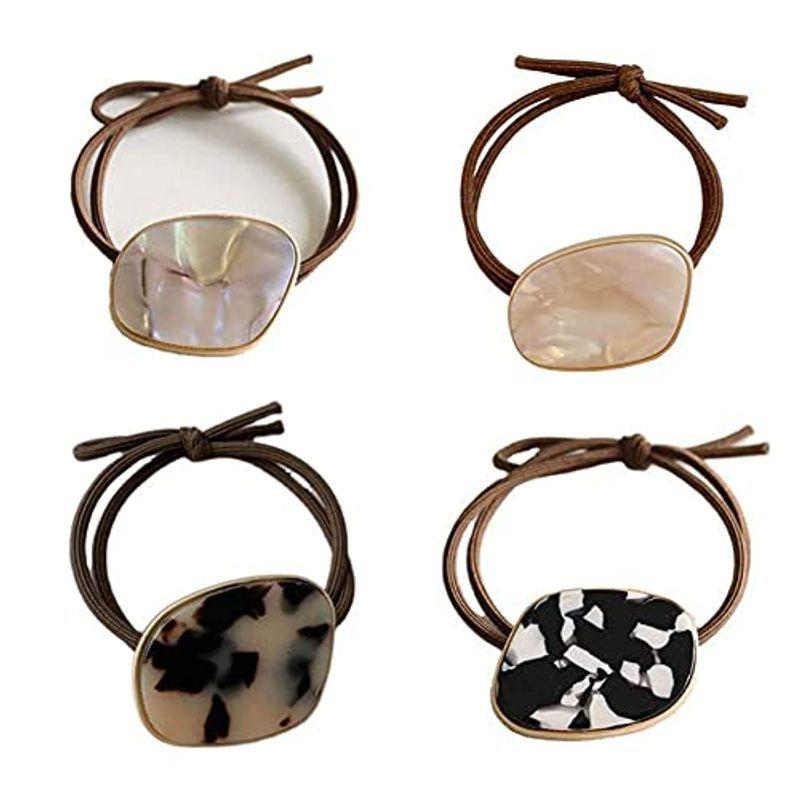 4本 ヘアゴム 髪ゴム リングゴム 髪飾り ヘアアクセサリー 髪留め レディース ファッション 小物 可愛い ギフト 大人 入学式 通学 母 全てのアイテム
