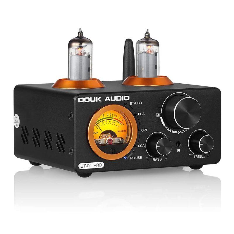 Douk Audio ST-01 PRO Bluetooth 5.0 パワーアンプ 6K4 真空管 アンプ 100W*2 USB DAC C Bluetooth USB DAC Audio ST PRO パワーアンプ 6K4 真空管 アンプ 100W*2 テレビ