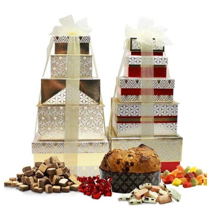 イタリア産 パネトーネセット クリスマス ホリデー ギフトセット ギフトタワー お菓子タワー 5段 セット お菓子セット お菓子詰め合わせ おしゃれ ギフト パ チェリーベル Yahoo 店 通販 Yahoo ショッピング