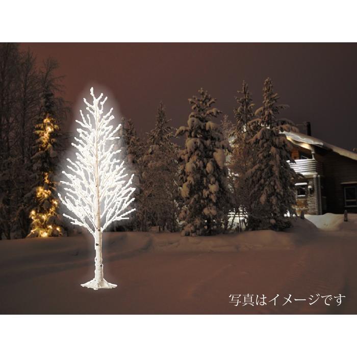 280球 白樺 ツリー クリスマスツリー イルミネーションライト210cm 2.1m :41014218:チェリーベル Yahoo!店