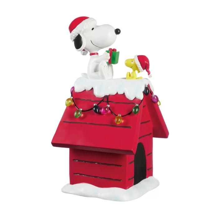 スヌーピー ウッドストック クリスマス LED 置物 飾り 約50cm ドッグ  
