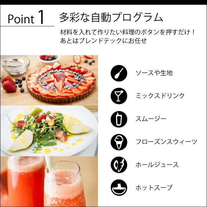 ブレンダー スムージー 氷 種まで粉砕 ブレンドテック トータル