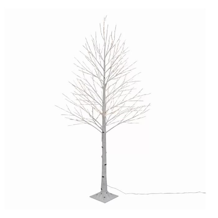 シラカバツリー 白樺 シラカバ 木 クリスマスツリー LED 520球 2.2m 2m