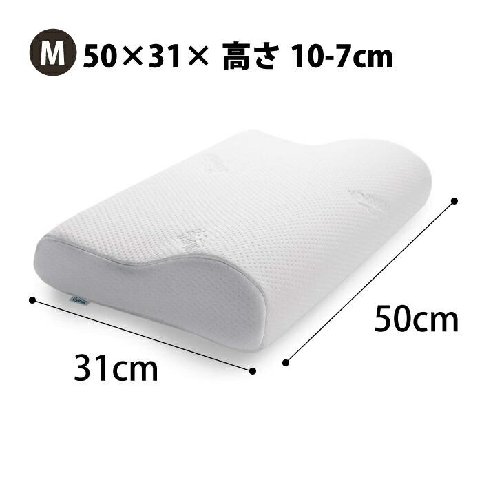 【新品】テンピュール オリジナルピロー　M 50x31x10/7cm かため テンピュール（TEMPUR） オリジナルネックピロー M グレー 枕 NASA認定