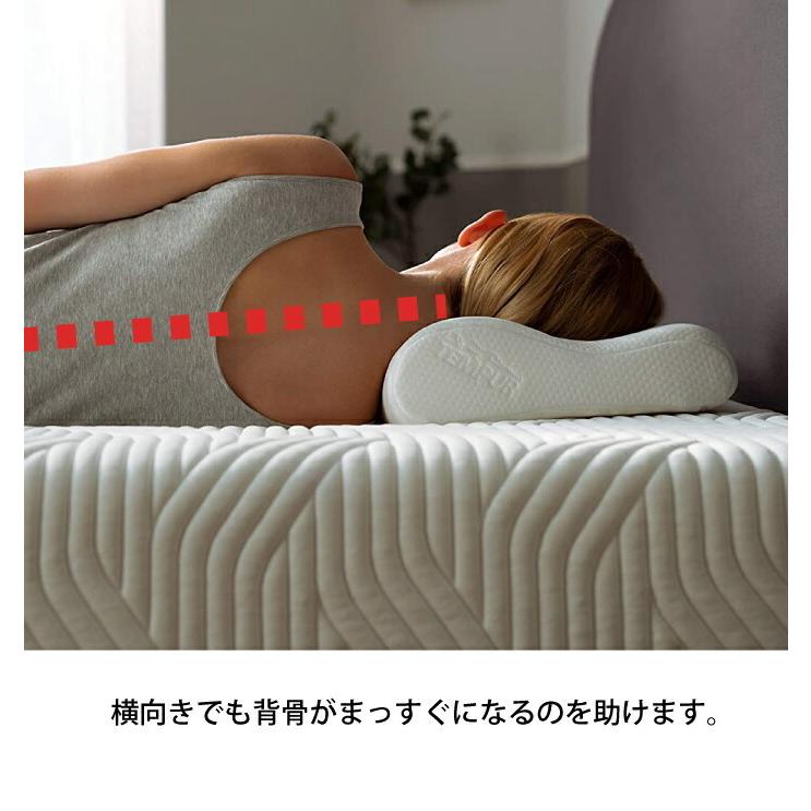 【美品】テンピュール⭐︎クッション➕ネックピロー テンピュール（TEMPUR） オリジナルネックピロー M グレー 枕 NASA認定