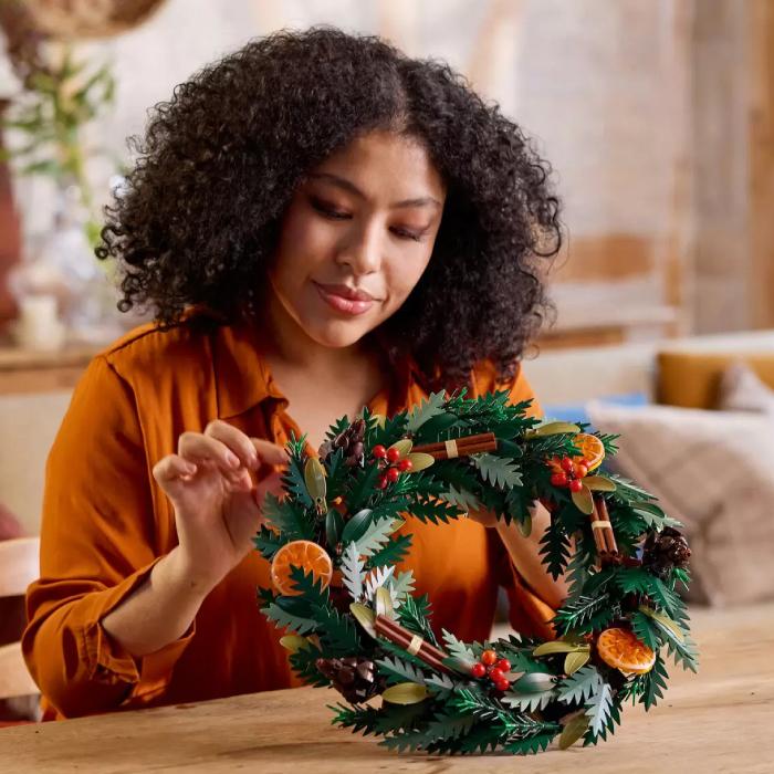 LEGO（レゴ） リース クリスマスリース 壁掛け クリスマス おもちゃ 