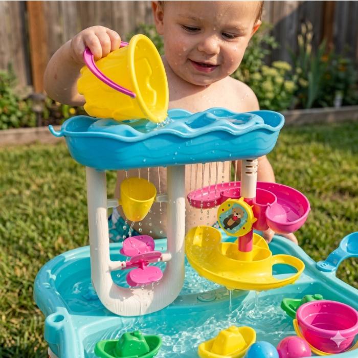 水遊び ウォーターテーブル キッズ用 子ども用 家 ベランダ 室内玩具