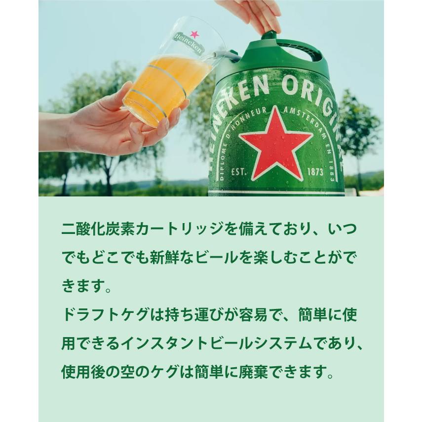 Heineken（ハイネケン） 樽 5L ケグ ビールサーバー 5 リットル ビール