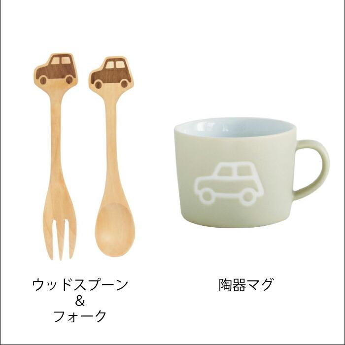 プチママンギフトセット天然木 ウッドトレー 皿 キッズプレート