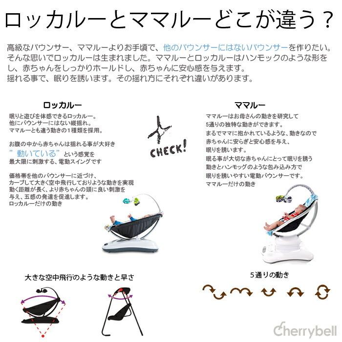 バウンサー（BOUNCER） ロッカルー メッシュ グレー 電動バウンサー