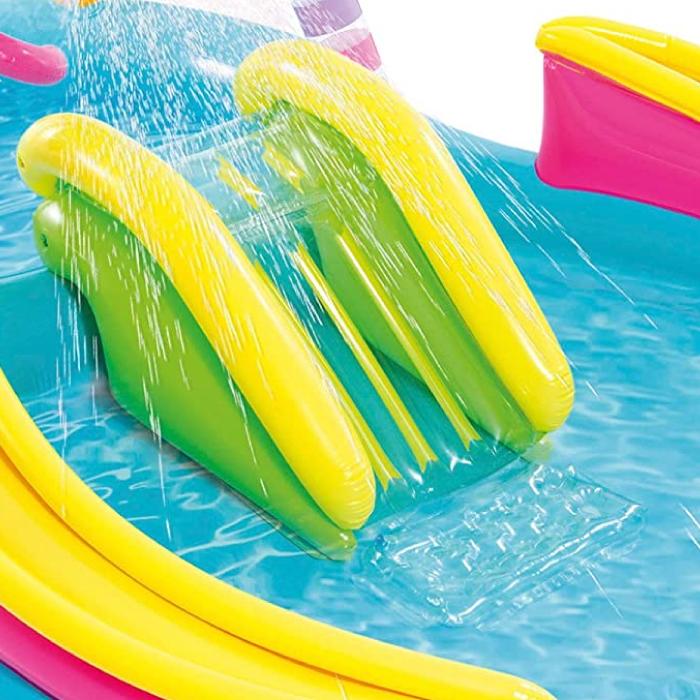 INTEX プール 子供 キッズプール ビニールプール すべり台付き 滑り台