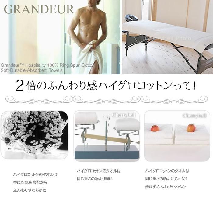 バスタオル ハイグロコットン100％ 高級 GRANDEUR グランドール 1枚