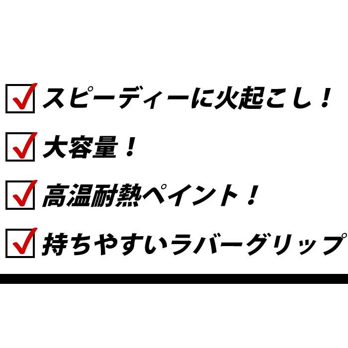 【在庫一掃】BBQKINGS BBQ スターター  バーベキュー ツール 道具 キャンプグッズ 火おこし 黒 ブラック バーベキューキングス  グリル｜cherrybell｜02