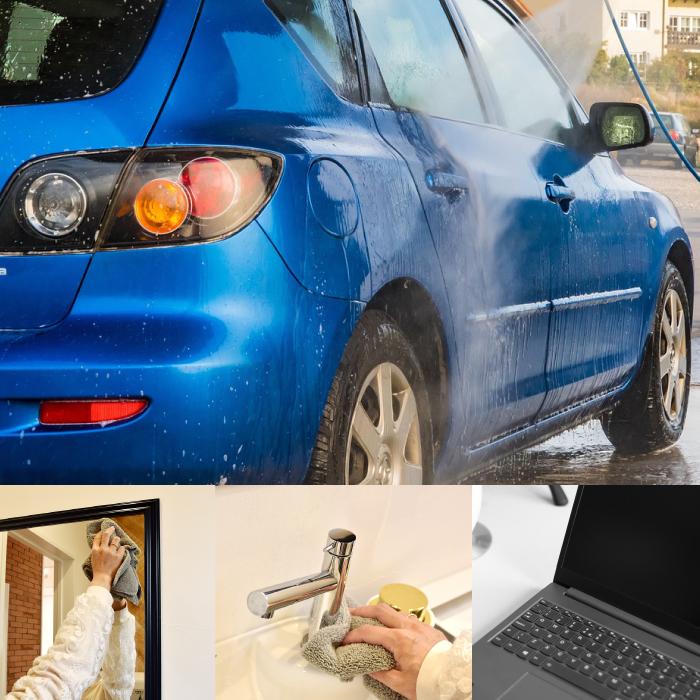 マイクロファイバータオル ファイバークロス 28枚 大判 洗車 掃除用 超吸水 |  | 03