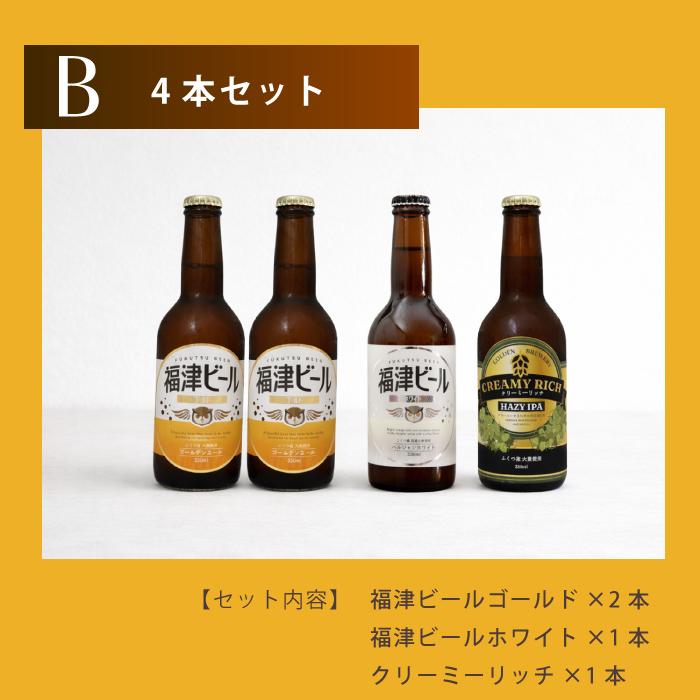 クラフトビール ビール 3種セット×2（計6本） 福津ビール GOLDEN