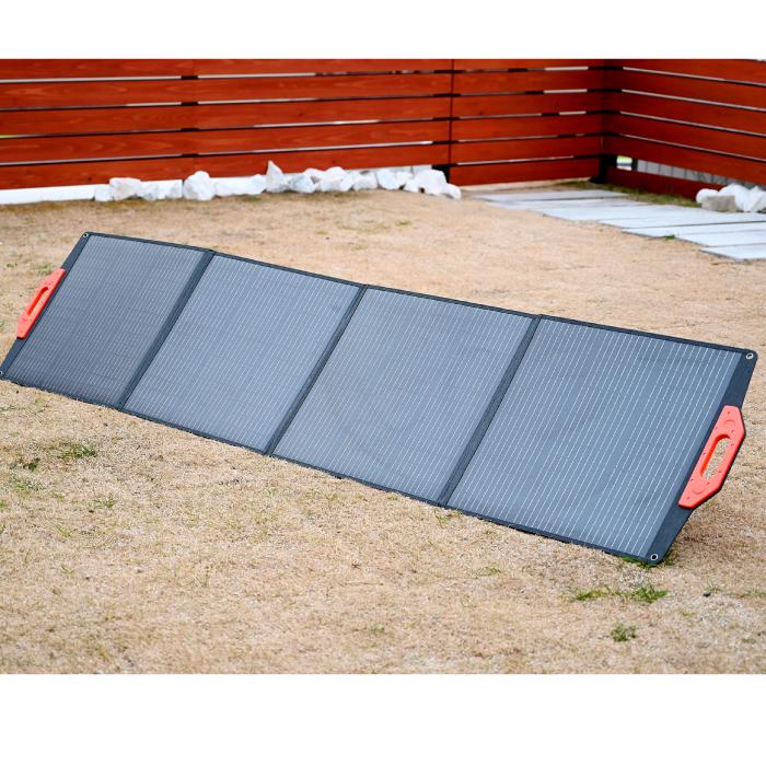 USB対応★折り畳みソーラーパネル 24V 220W【通常価格36,300円】 ソーラーパネル 折りたたみ 220W 24V 折り畳みソーラーパネル