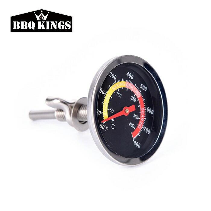 温度計 DIY BBQ ピザ窯 420度 直径60mm 高温 サーモメーター グリル