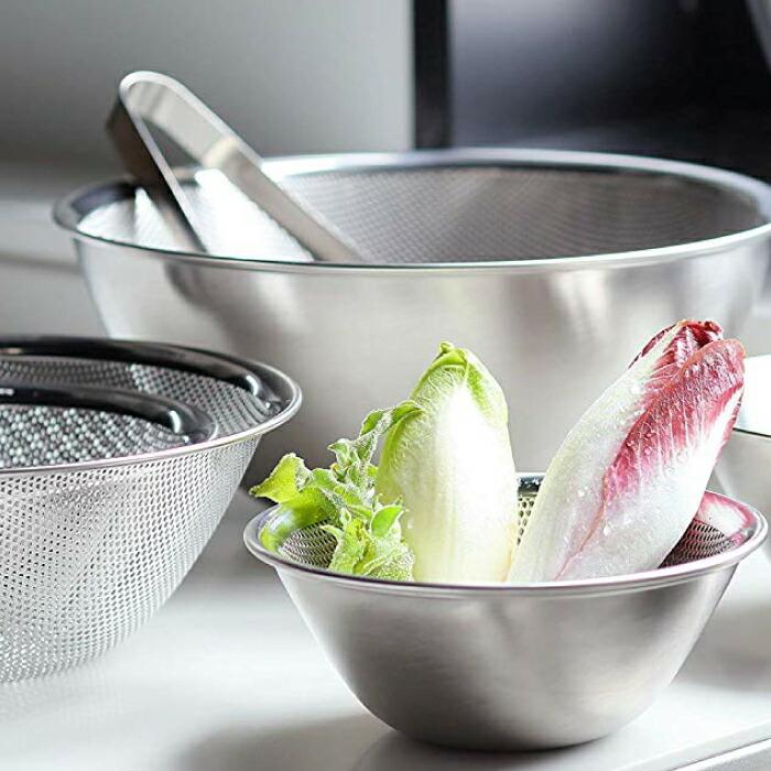 柳宗理 パンチングストレーナー 23cm ステンレス 水切りボウル さび