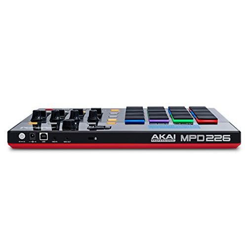 Akai Professional USB MIDIコントローラー 16パッド 4フェーダー 音源ソフト付属 MPD226｜cherrype｜03