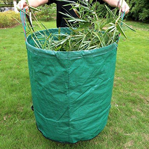 FLORA GUARD 272Lガーデンバッグ - ガーデンバケツ 大型庭用袋 自立式 折り畳み 再利用可能な（3パック）｜cherrype｜08