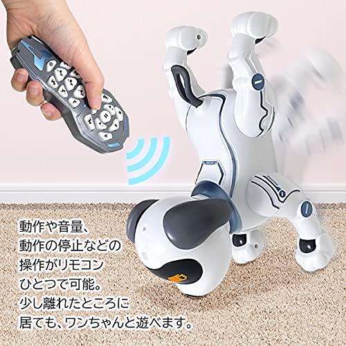 スタントドッグ ロボット犬 ペットロボット ロボットおもちゃ 日本語説明書 英語指示 知育玩具 子供 誕生日プレゼント (犬型ロボットYCRK16B)｜cherrype｜06