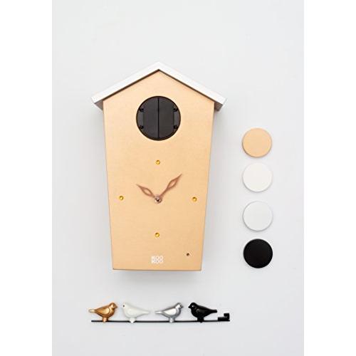 KOOKOO（クークー）バードハウス 白色 12種類の鳥のさえずりが時を告げる 振り子 時計 12種類の鳥の声が楽しめる壁掛け時計 カッコー時計 鳩時｜cherrype｜07