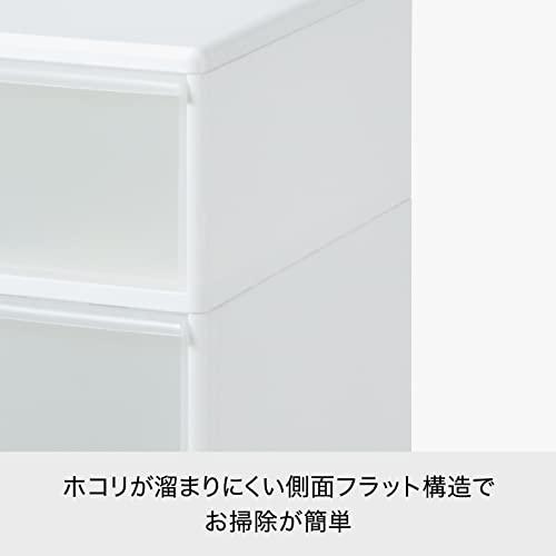 ライクイット (like-it) キッチン 収納 すき間収納 引出し ラグドロワ スリム 4段 ブラウン 約幅17x42.2x83cm LDS-4 隙｜cherrype｜04