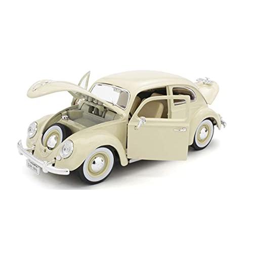 新型スマホOPPO Bburago 1/18 VW ビートル 1955 ベージュ 完成品 BUR12029BE