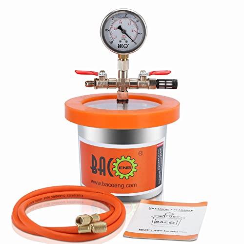 BACOENG 2QT 真空チャンバーキットです 樹脂脱気真空ドラム 真空  