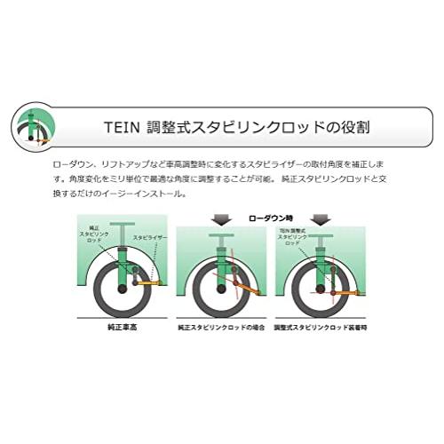 テイン (TEIN) 【 調整式スタビリンクロッド 】ADJUSTABLE SWAY BAR LINK ROD SPS23-R5903｜cherrype｜03