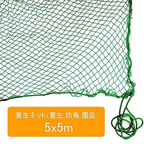 ANDGOAL 多目的ネット | 5mx5m 25mm目 ロープ・バッグ付き | グリーンネット 飛散防止ネット 多用途ネット 防鳥防獣ネット 養生ネ｜cherrype｜02