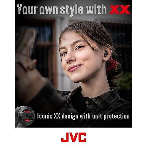 JVCケンウッド JVC HA-XC62T-R ワイヤレスイヤホン Bluetooth 重低音 XXシリーズ 本体質量4.4g（片耳）最大24時間再生｜cherrype｜07