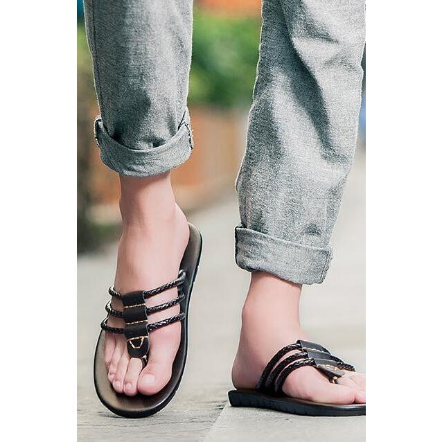セール サンダル 本革 メンズシューズ フラットサンダル ビーチスリッパ 通気性 17夏 父の日 プレゼント Hanagrocare Com