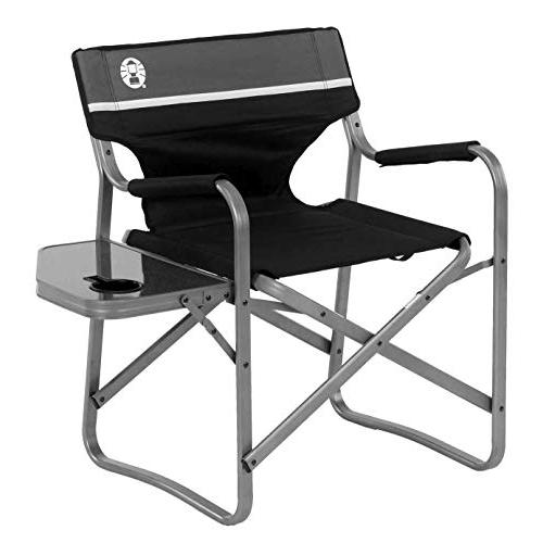 Coleman Portable Camping Chair with Side Table ＆ Cup Holder