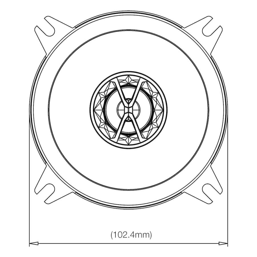 JBL CLUB4020 4インチ 180W クラブシリーズ 2ウェイ 同軸カースピーカー｜cherrystyle｜04