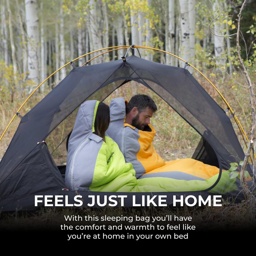 65%OFF【送料無料】 TETON Sports TrailHead Sleeping Bag; Lightweight Camping， Hiking ， Scout Orange， 75 x 30 x 20，Orange/Gray並行輸入