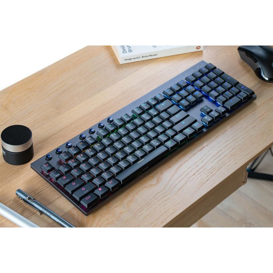 店舗在庫をネットで Hexgears Venture - Low-Profile Bluetooth Mechanical Keyboard Black/Choc White並行輸入