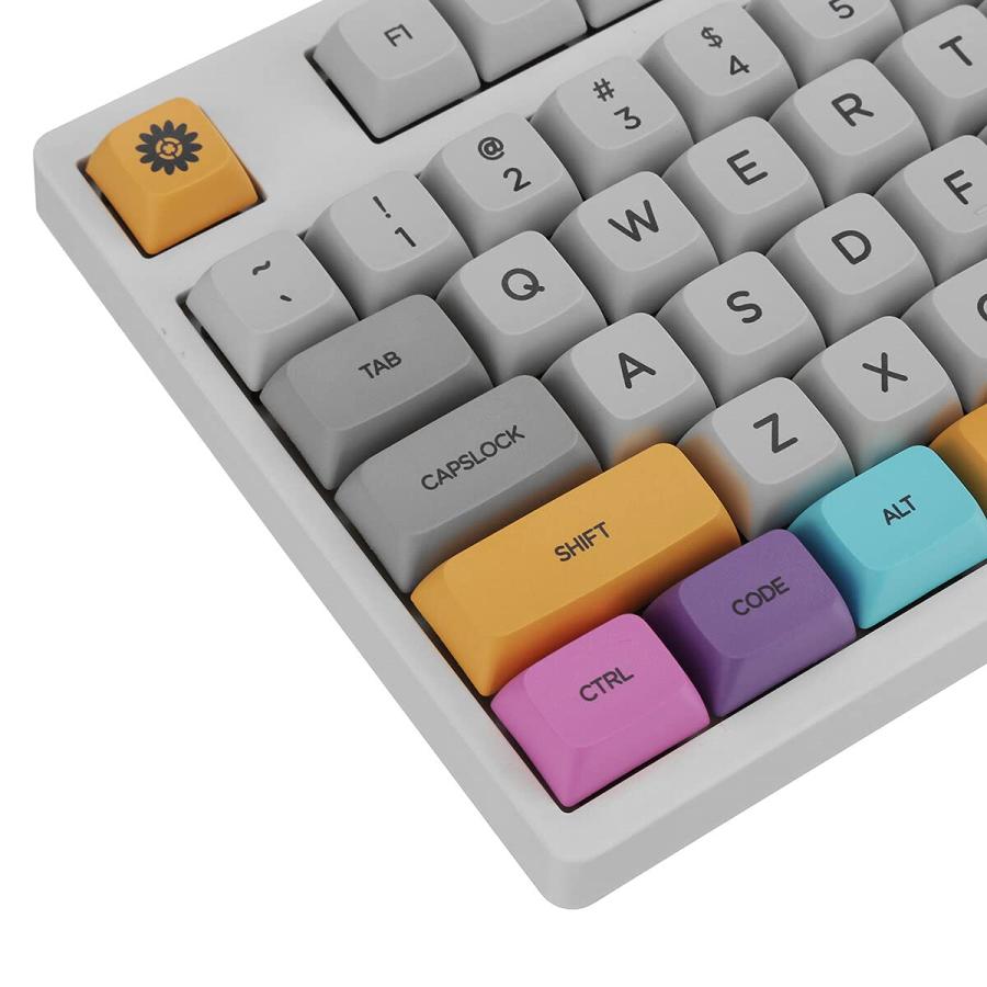 販売用ページ HONANA Colorful Keycap Set 158 Keys XDA Profile Sublimation PBT Keycaps for Mechanical Keyboards並行輸入