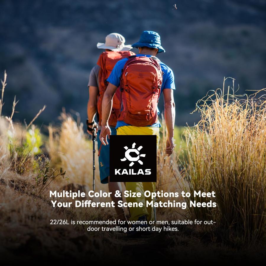 当店だけの限定モデル KAILAS Hurricane 20L Small Hiking Backpack Lightweight Daypack for Women Men Travelling Camping Outdoor Trekking Sea Green並行輸入