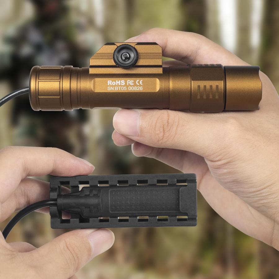 リアルサープラス！ ThruNite Ratel Weaponlight Customized Black Scout Survival Edition Max 1635 Lumens USB-C Rechargeable Flashlight 1913 Rail Mount Flashlights， 並行輸入