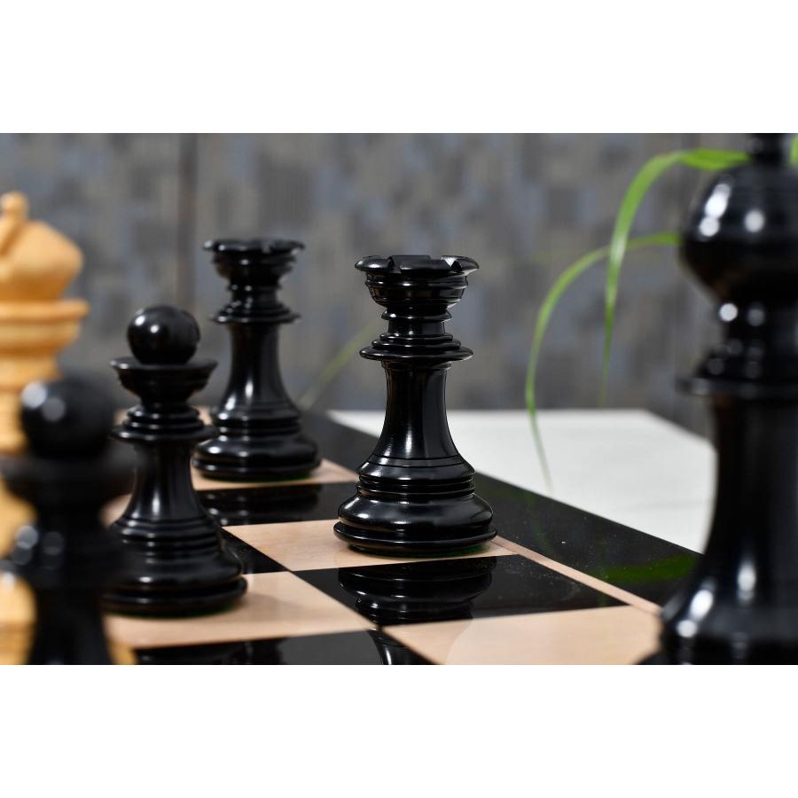 チェス駒 シク王国 116mm 黒檀 インド直送 AS223 : チェス専門店