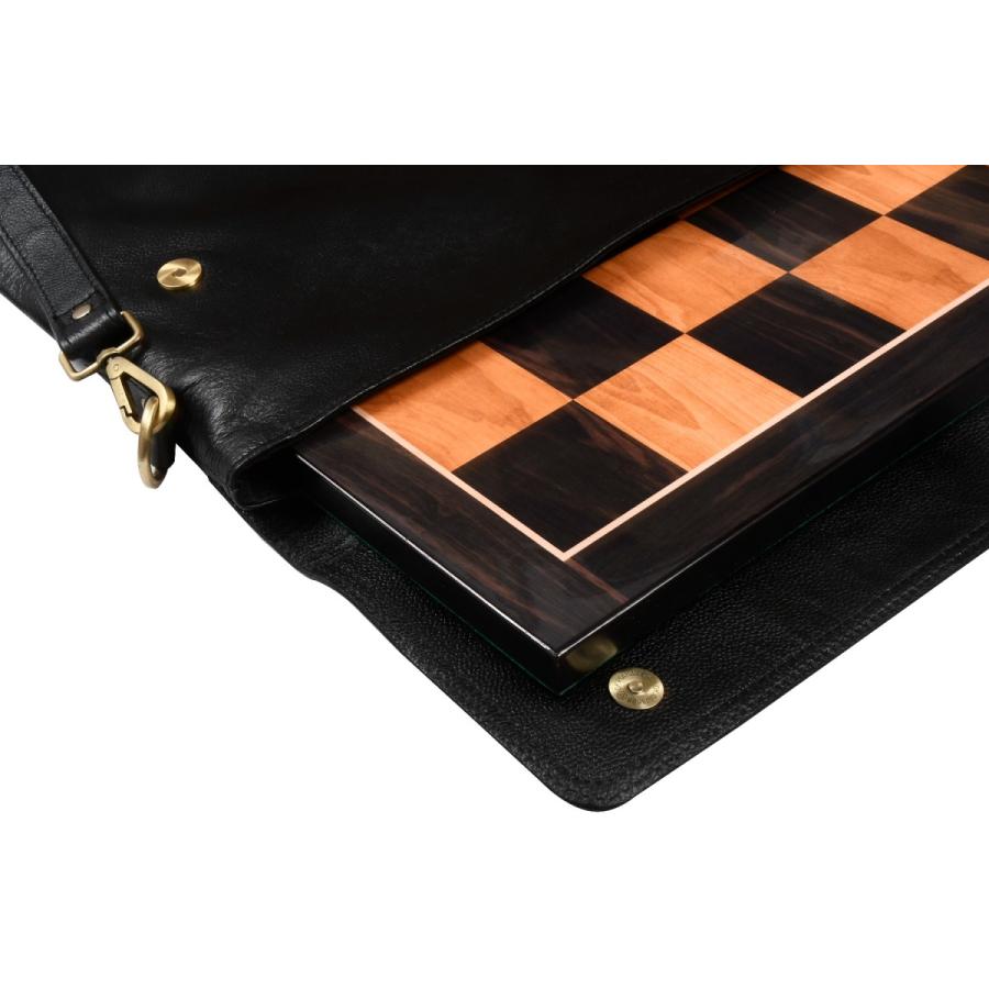 チェスボードバッグ 58cm 本革 インド直送 AS226 : チェス専門店