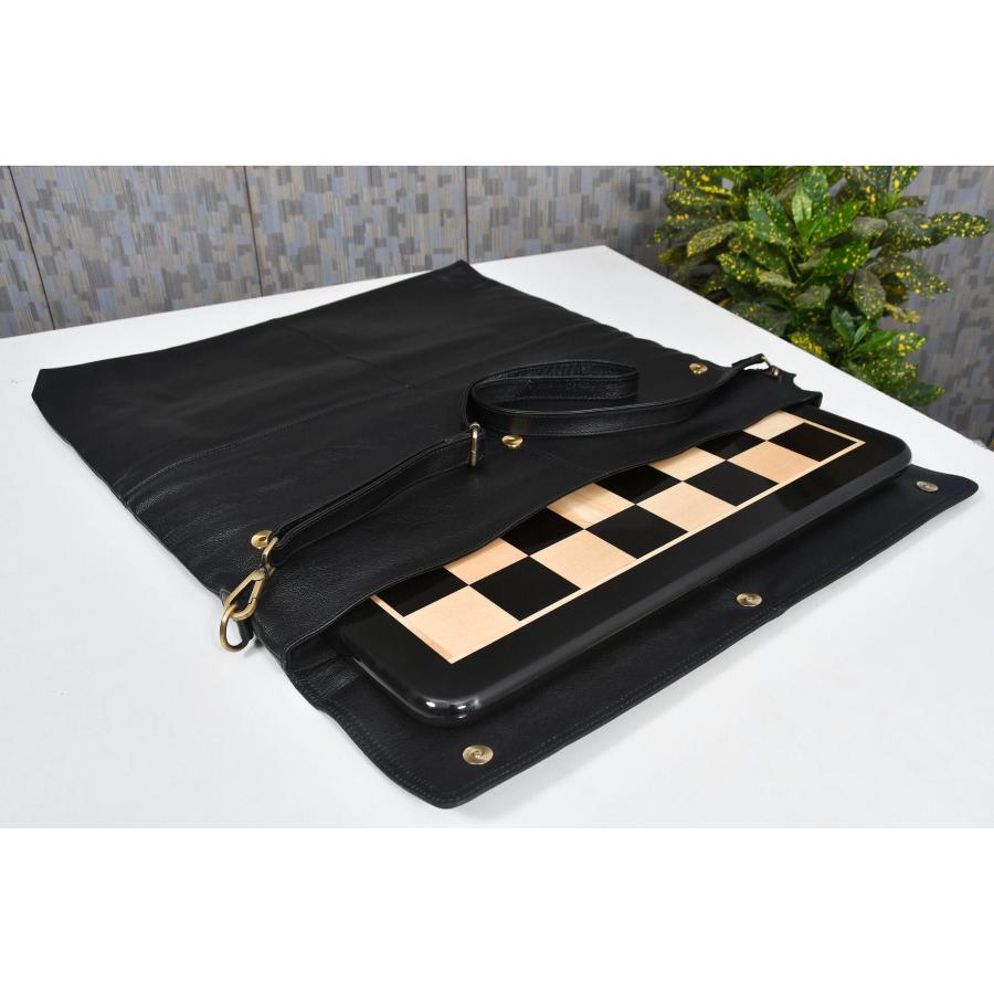 チェスボードバッグ 58cm 本革 インド直送 AS226 : チェス専門店