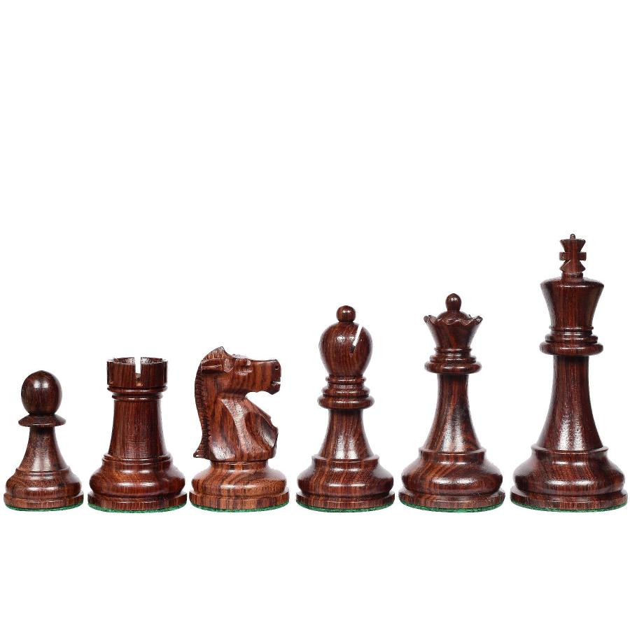 チェス駒 1972 フィッシャーvsスパスキー 95mm ローズウッド インド直送 AS239 mm チェス駒