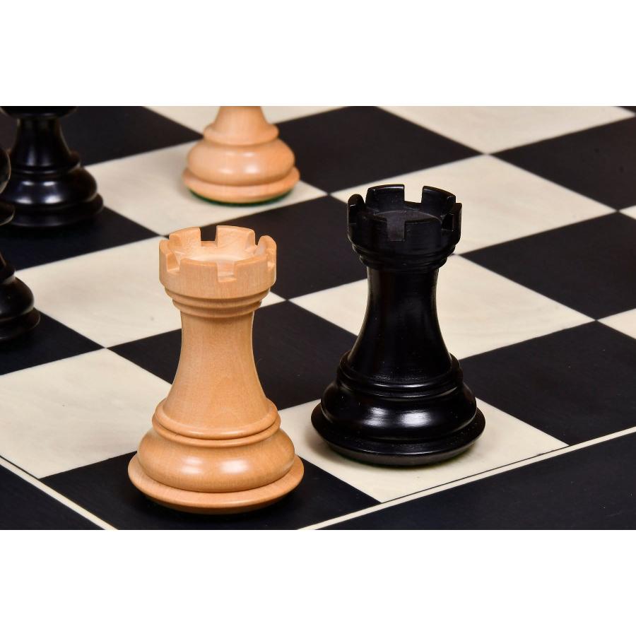 チェス駒 フィアースナイト 89mm エボナイズ インド直送 AS251-B