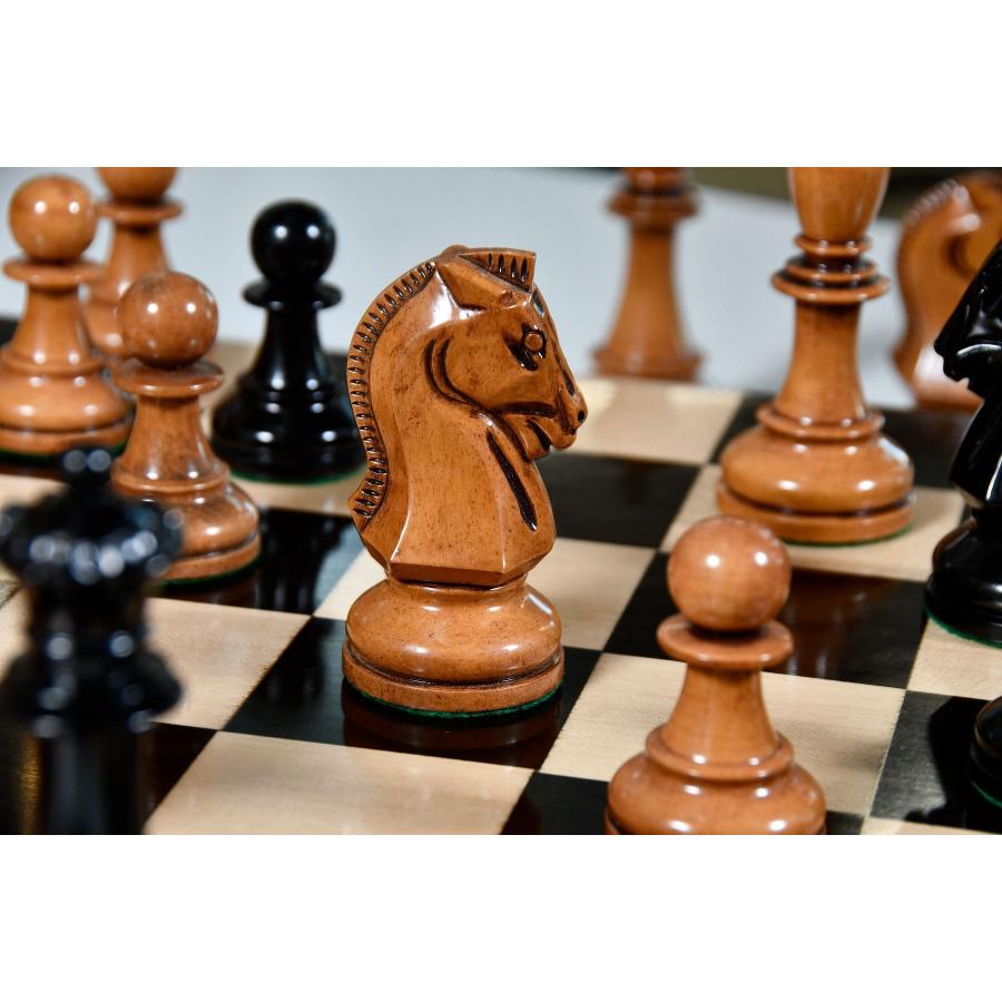 陶器製 チェス 王の駒 磁器製チェス駒 - ロイヤルセラミックチェスセット 22Kゴールド